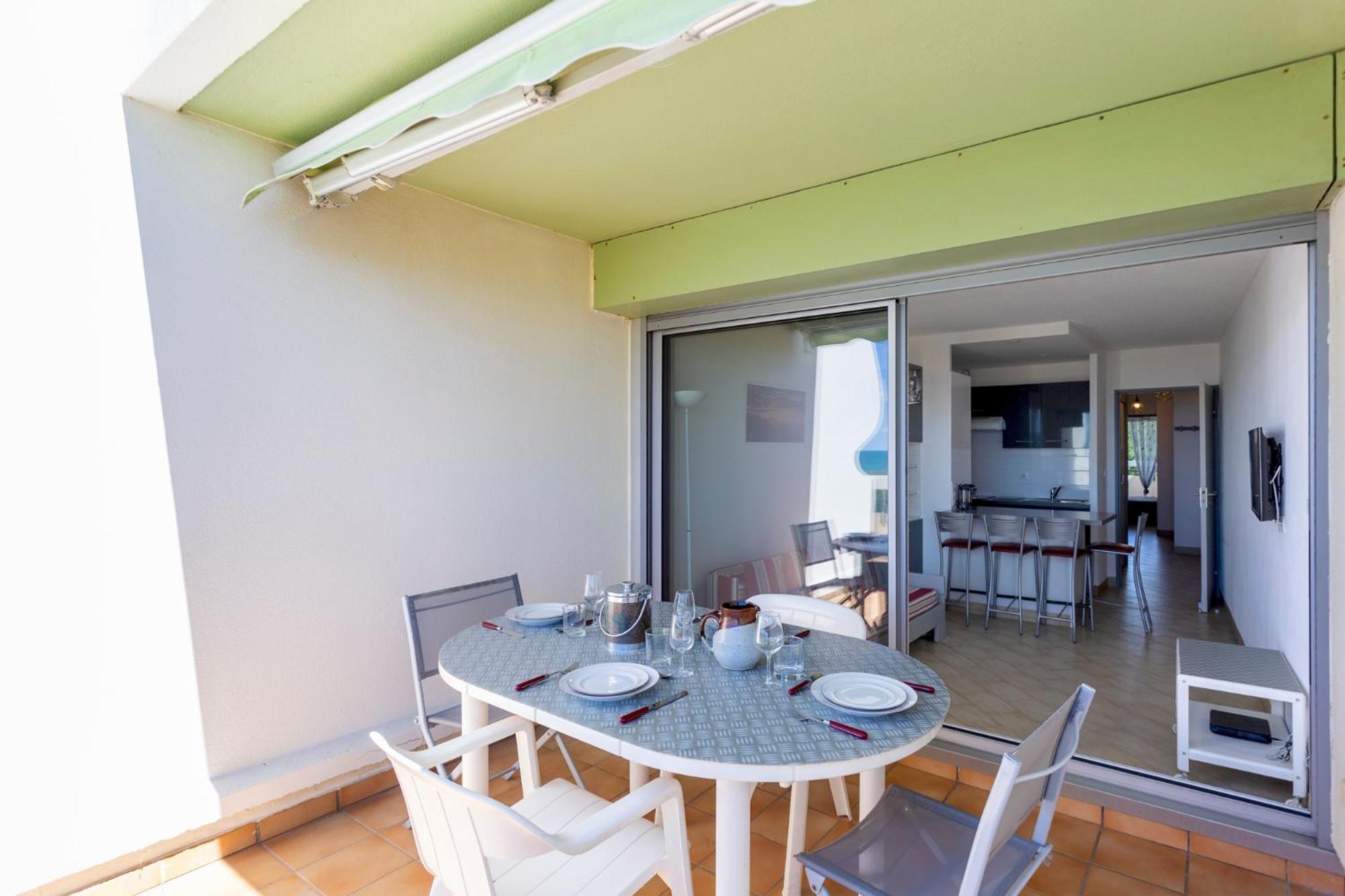 Chez Fabienne - Superbe Appartement Avec Vue Sur La Mer Et Parking 拉格朗德默特 外观 照片