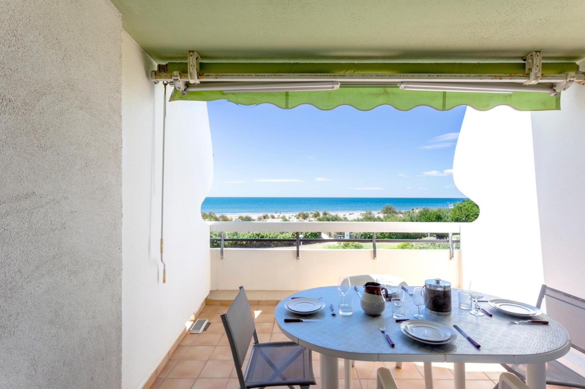 Chez Fabienne - Superbe Appartement Avec Vue Sur La Mer Et Parking 拉格朗德默特 外观 照片